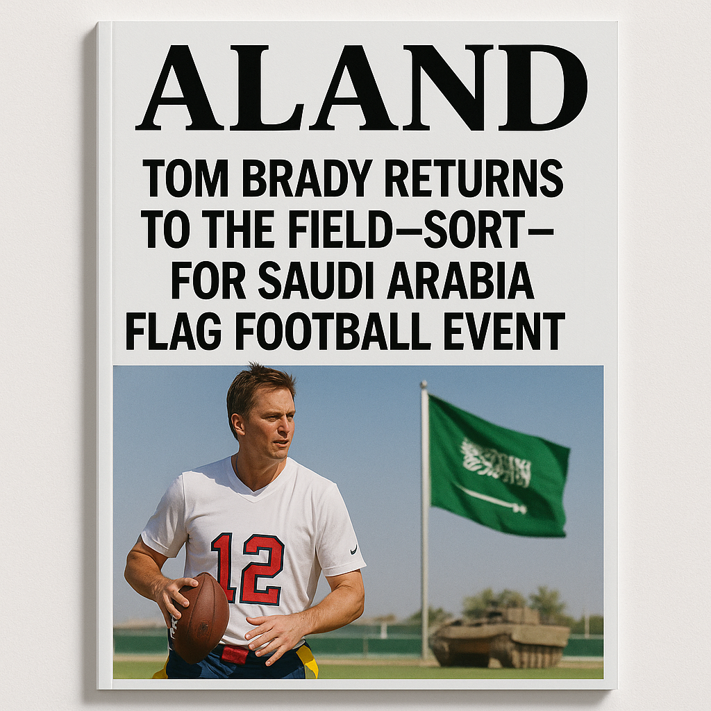 ALAND Magazine – Tom Brady at Saudi Arabia Flag Football Event